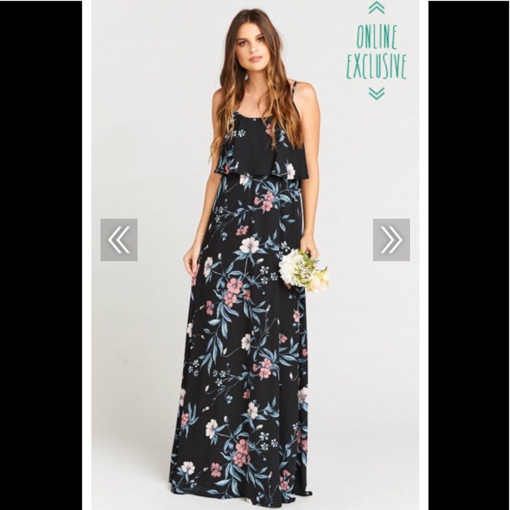 CAITLIN RUFFLE MAXI DRESS - Picture 3 of 7